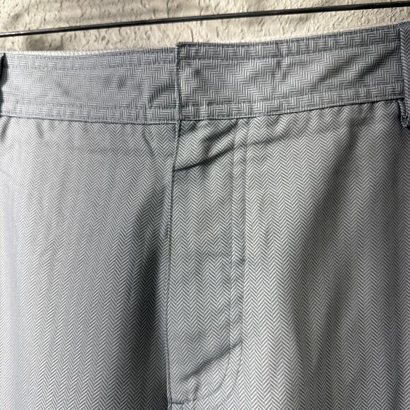 Puma Golf Pants Cobra Size S White Checkered Pattern Mid Rise Slim Fit Casual - Picture 3 of 15